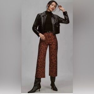 Anthropologie Maeve The Colette Magic Fabric Crop Wide-Leg Pants